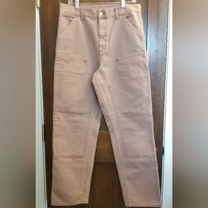 Carhartt WIP Double Knee Work Pants Dark Plum